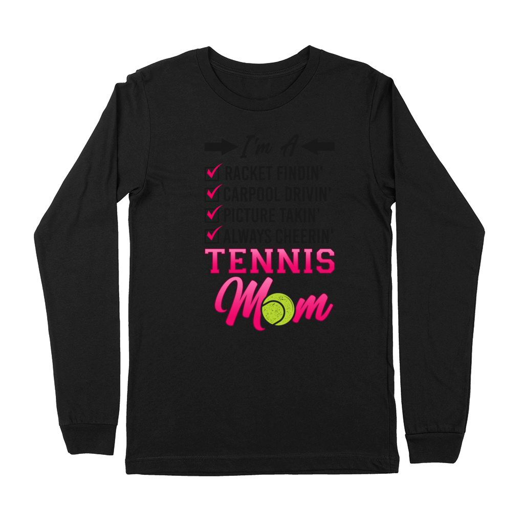Funny Tennis Player Racket Mom Im Premium Long Sleeve