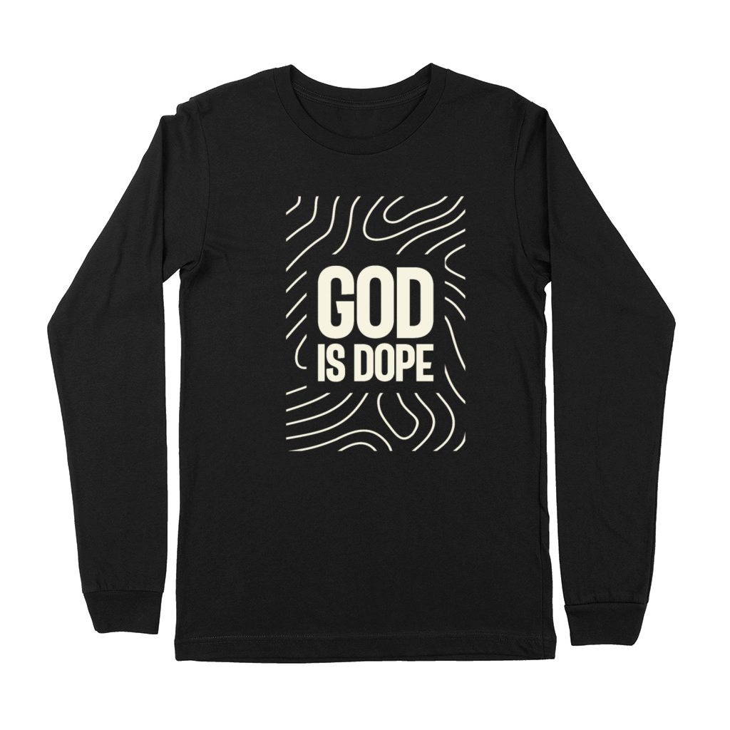 Spiritual Swagger - God Is Dope - Christian Premium Long Sleeve