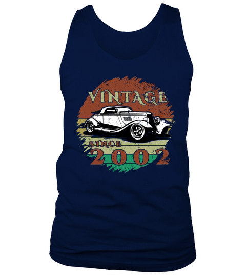 22nd birthday Classic Car - Vintage since 2002 Tank Top Unisex