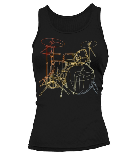Drum Kit Vintage Look Tank top Woman