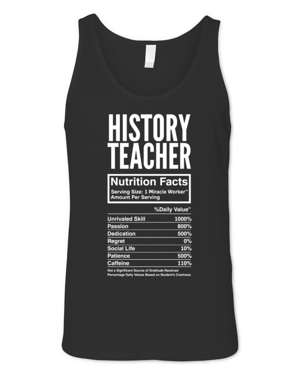 Funny Teacher Gift Unisex Jersey Tank