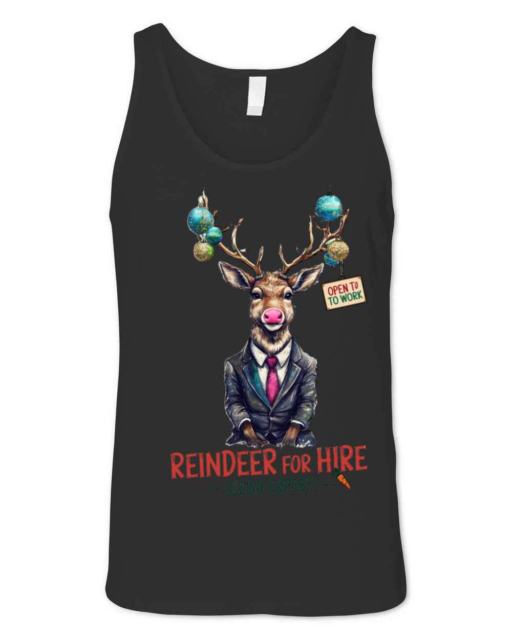 Reindeer to hire Unisex Jersey Tank