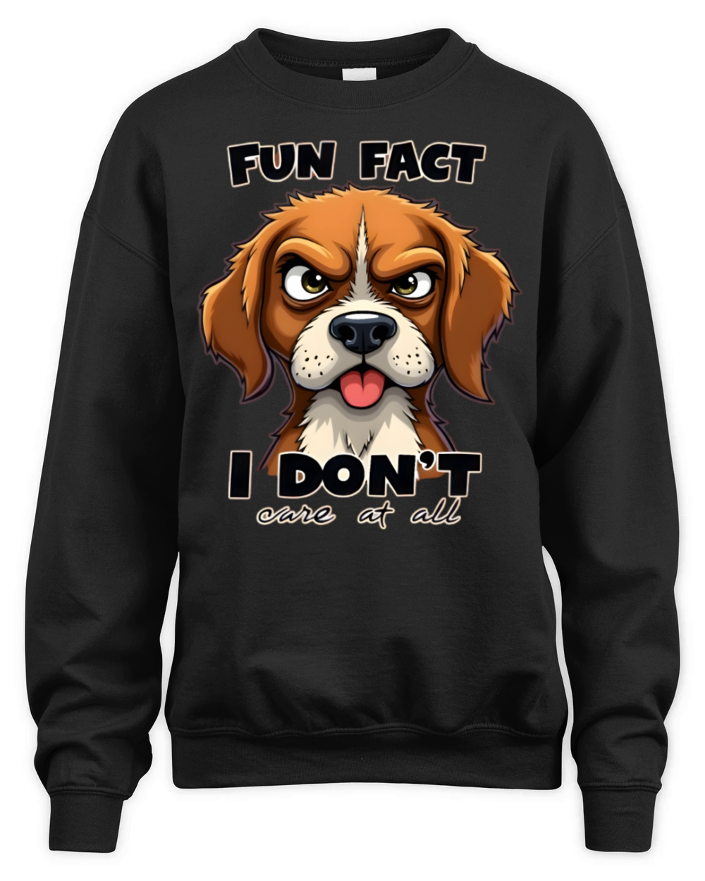 Fun Fact I Dont Care At All Unisex Premium Crewneck Sweatshirt