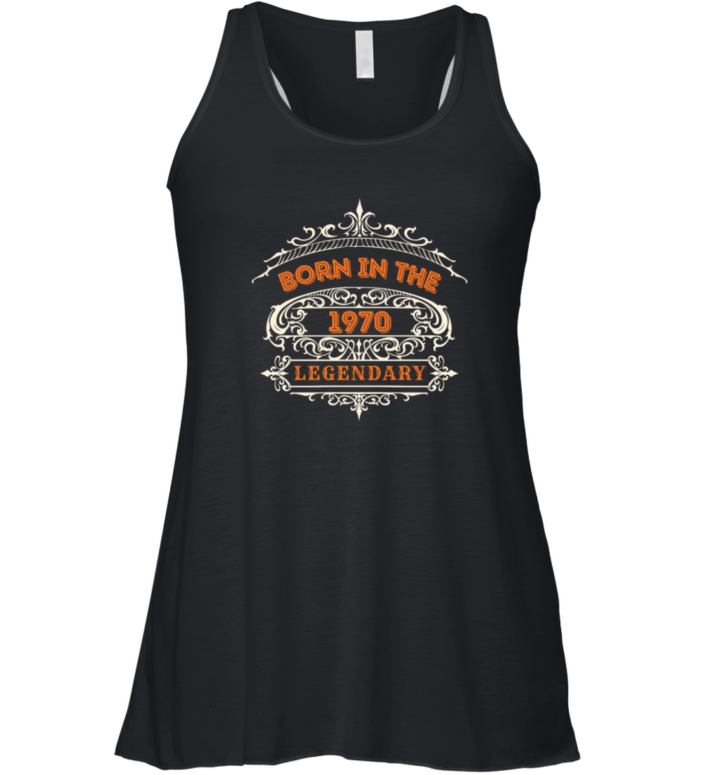 Born in the 1970s - Legendary Vintage Design Women's Flowy Tank Top