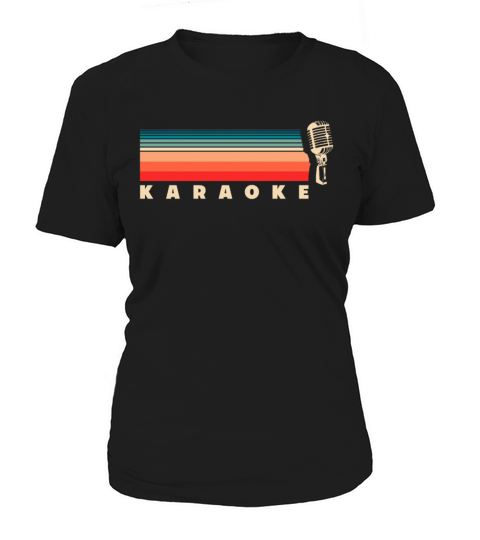 Karaoke Retro Vintage Microphone Women's T-Shirt