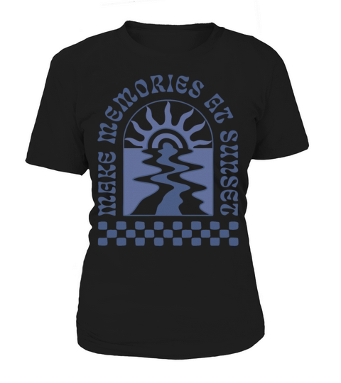 Make Memories At Sunset Retro Women's T-Shirt