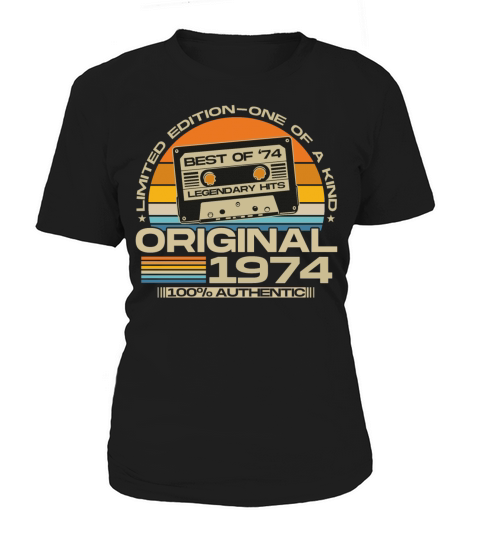 Original 1974 Vintage Retro 50th birthday Women's T-Shirt