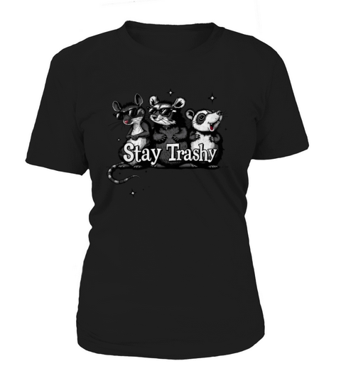 Stay trashy rats racoon vintage Women's T-Shirt