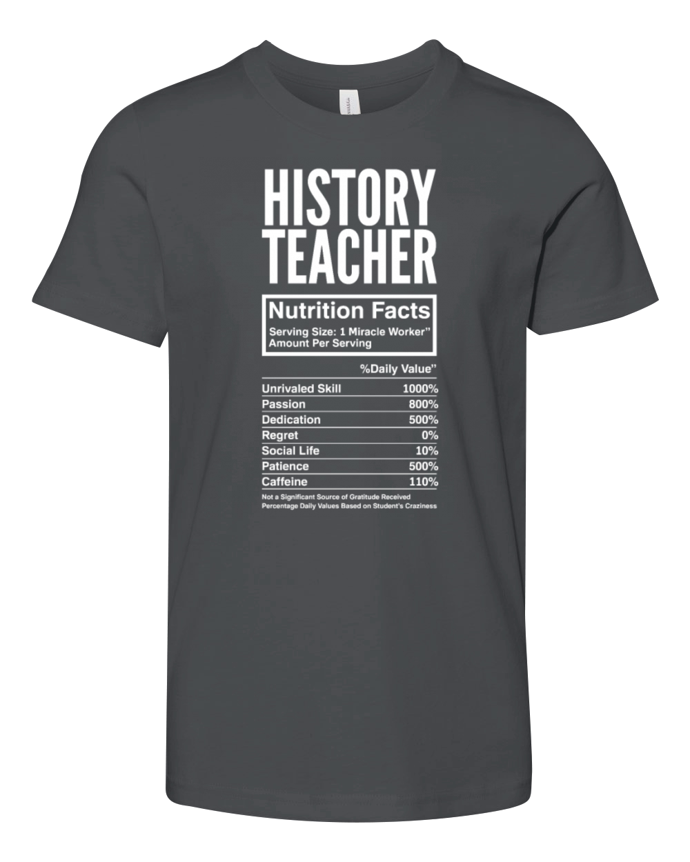 Funny Teacher Gift Youth Unisex Jersey Tee