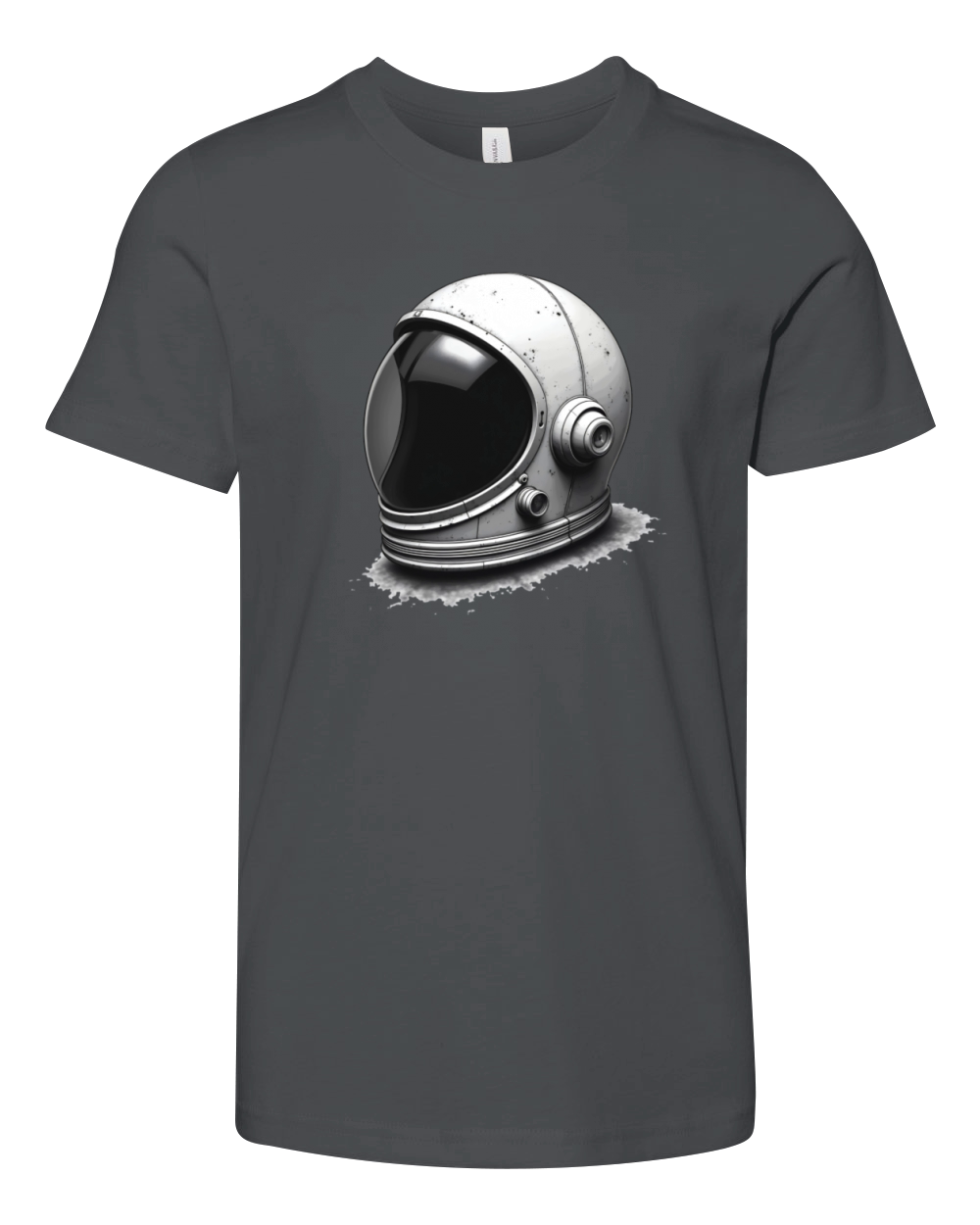 Retro Astronaut Helmet Youth Unisex Jersey Tee