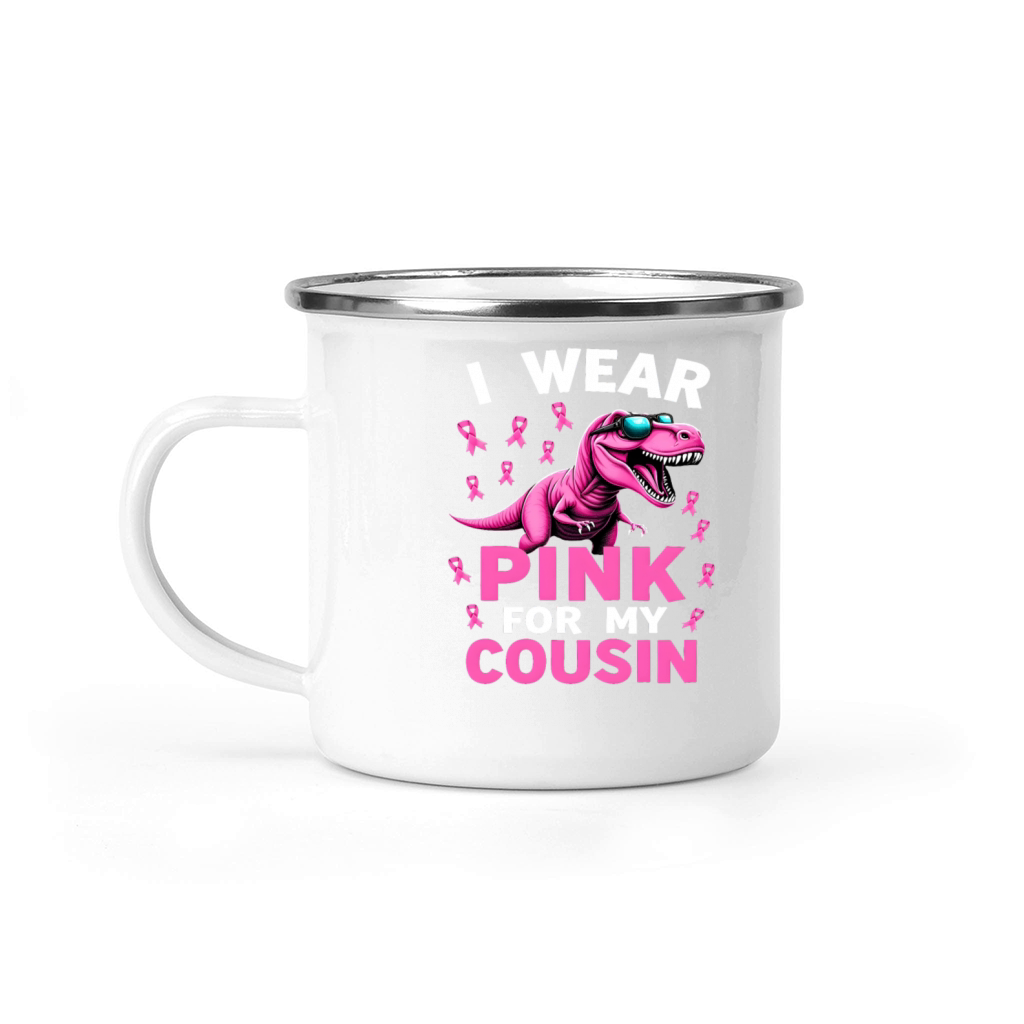 Breast Cancer Pink Awareness Design Camping Mug