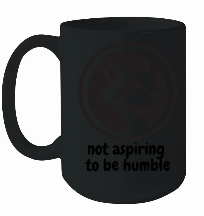 not aspiring to be humble kamala harris quote kama Ceramic Mug