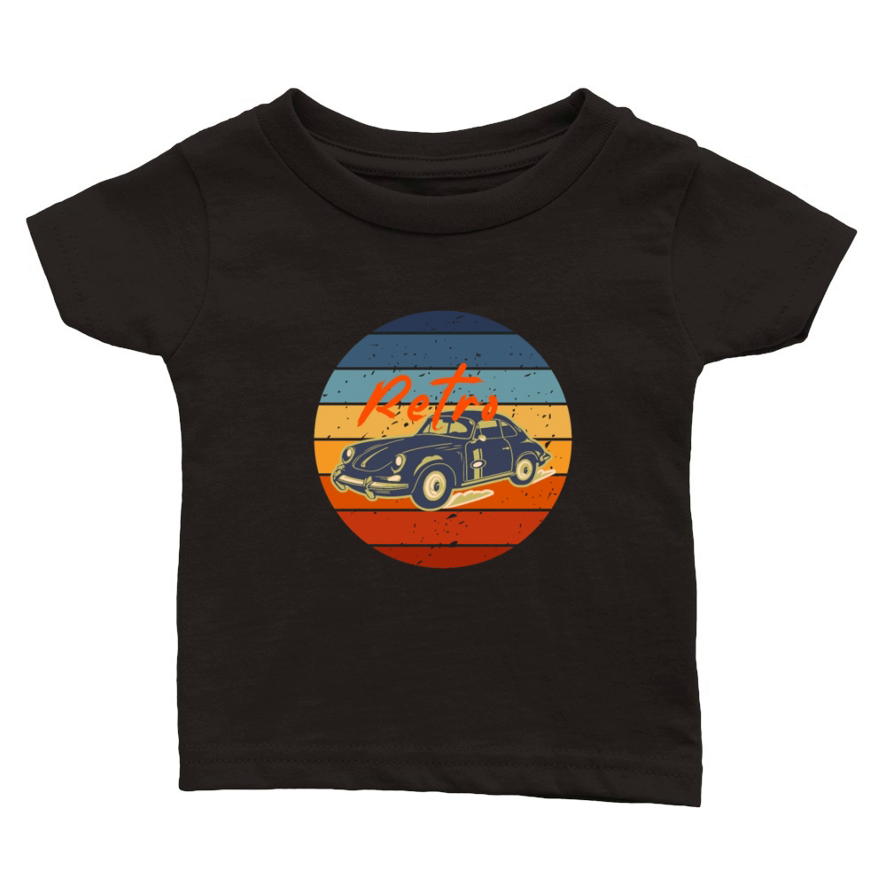 Retro car Classic Baby Crewneck T-shirt