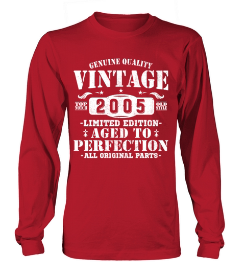 20 Years 2005 Vintage Retro Birthday Gift Long sleeved Unisex