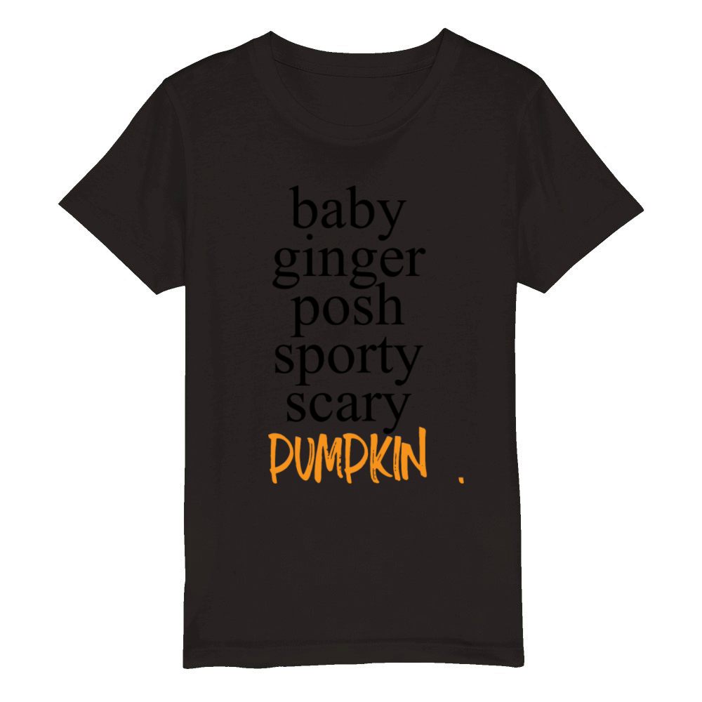Pumpkin - Pumpkin Spice Organic Kids Crewneck T-shirt