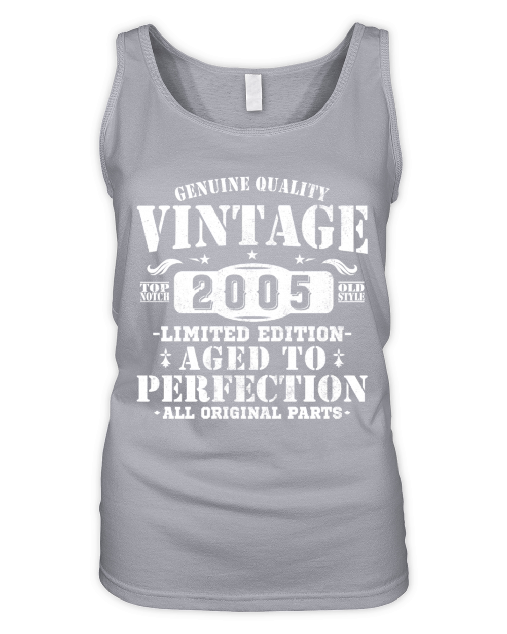 20 Years 2005 Vintage Retro Birthday Gift Organic Women's Tank Top
