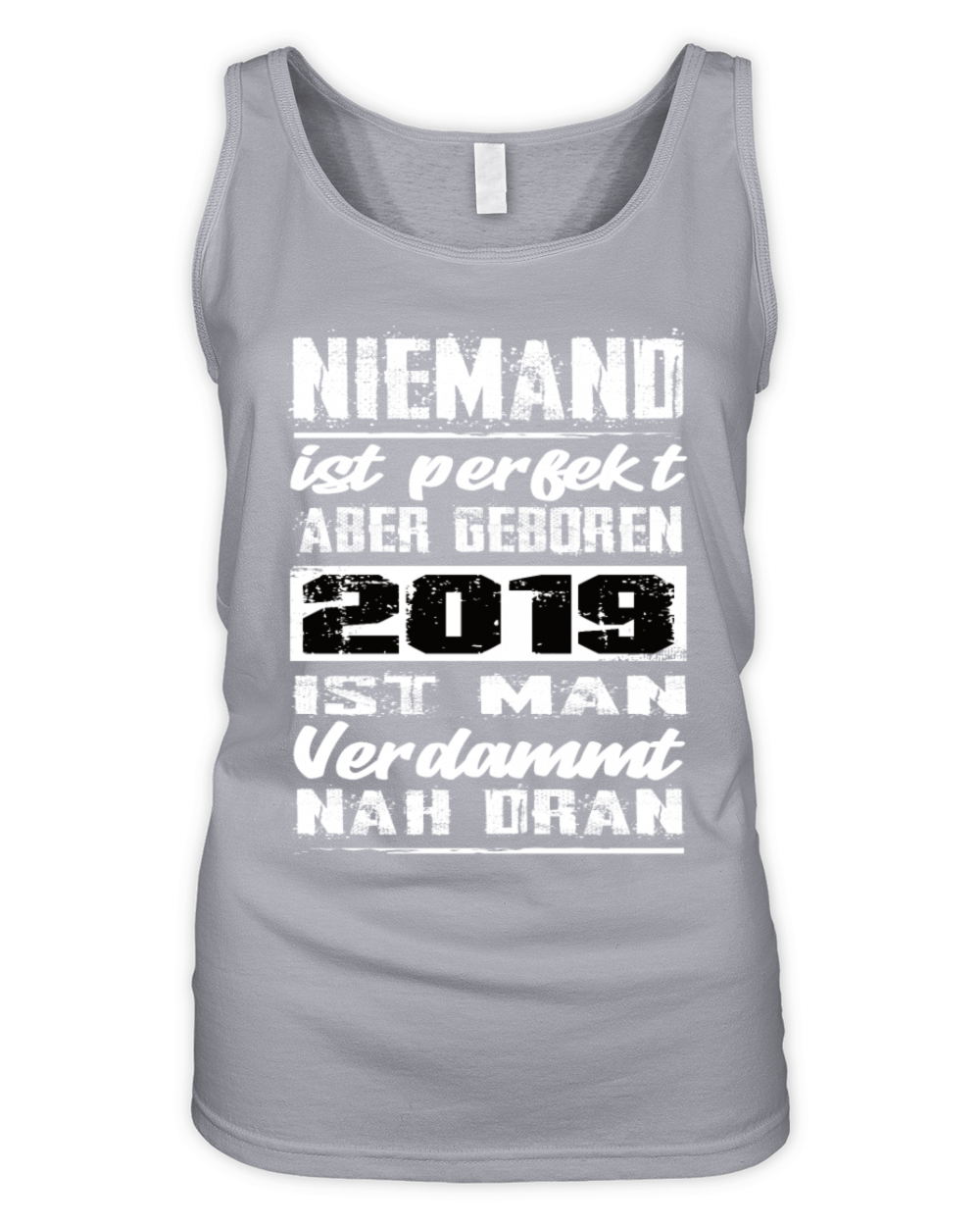 Nobody Is Perfect But Born 2019 Birthday Organic Women's Tank Top