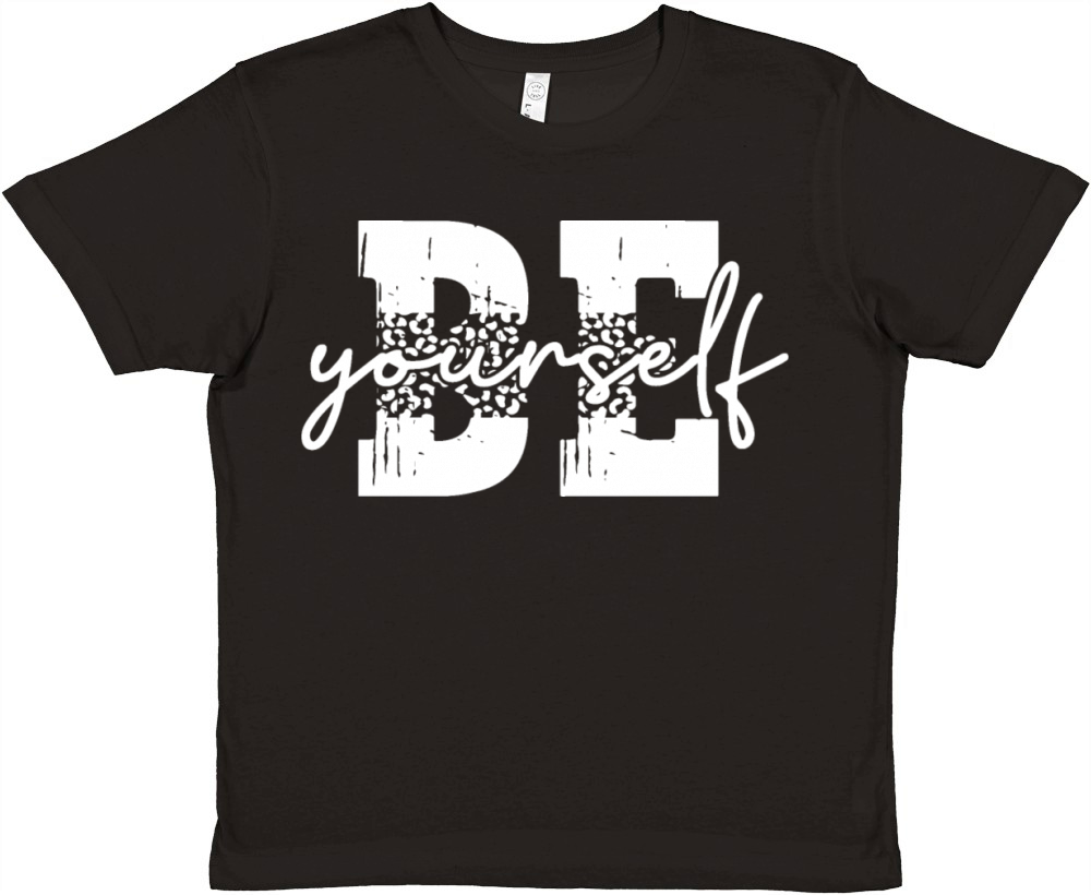 Be Yourself Motivation Vintage Premium Kids Crewneck T-shirt