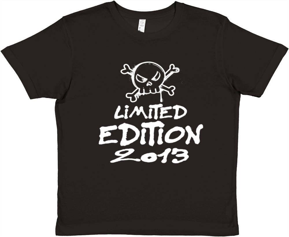 Limited Edition 2013 Birthday 2013 Born Premium Kids Crewneck T-shirt