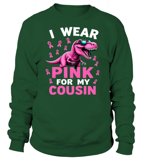 Breast Cancer Pink Awareness Design Sweatshirt Unisex