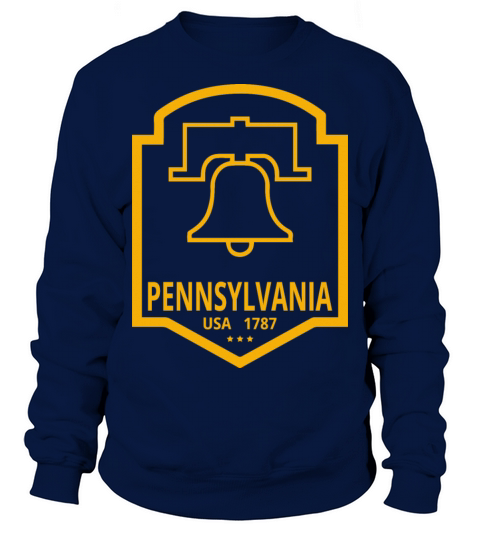 Vintage Pennsylvania Emblem with Liberty Bell Sweatshirt Unisex