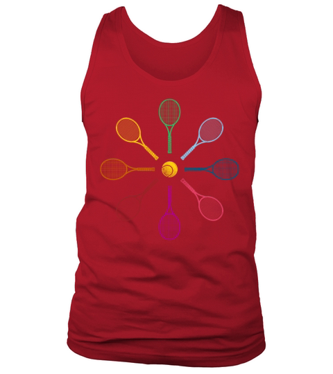 Funny Tennis Player Racket Tennis Tank Top Unisex