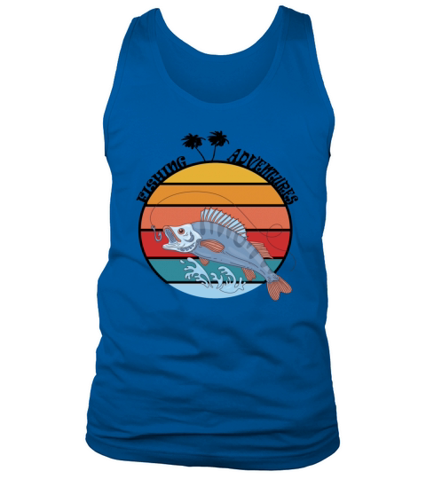 Vintage Fishing Adventures Tank Top Unisex