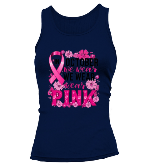 In October We Wear Pink Tank top Woman