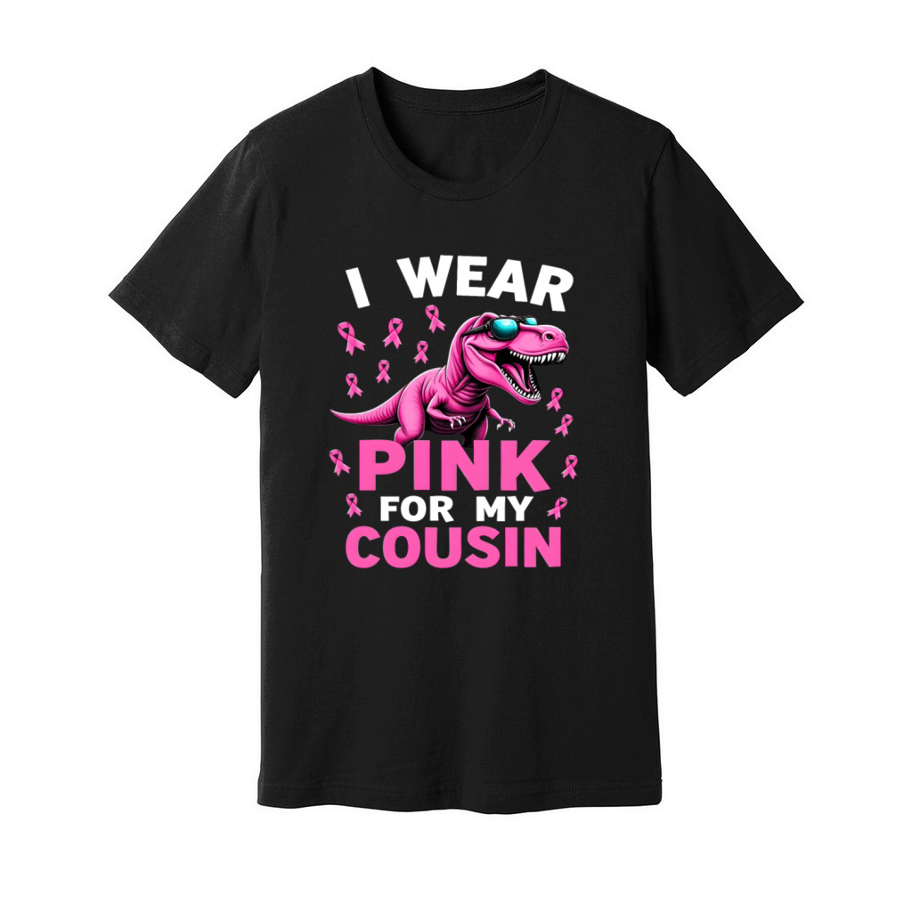 Breast Cancer Pink Awareness Design Unisex Jersey Tee