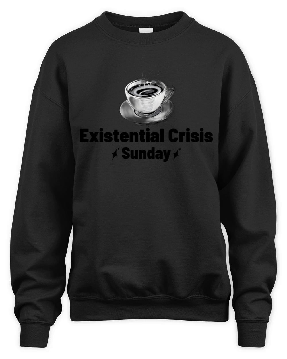 Existential Crisis Sunday Tee Unisex Premium Crewneck Sweatshirt