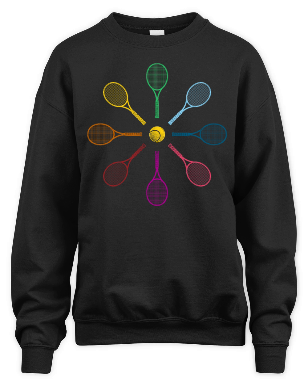 Funny Tennis Player Racket Tennis Unisex Premium Crewneck Sweatshirt
