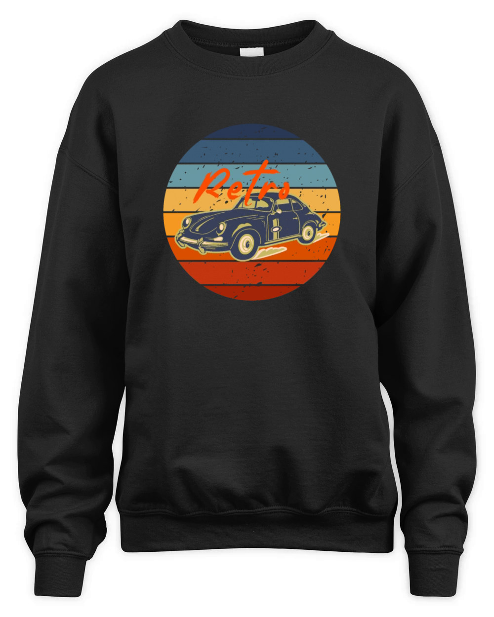 Retro car Unisex Premium Crewneck Sweatshirt