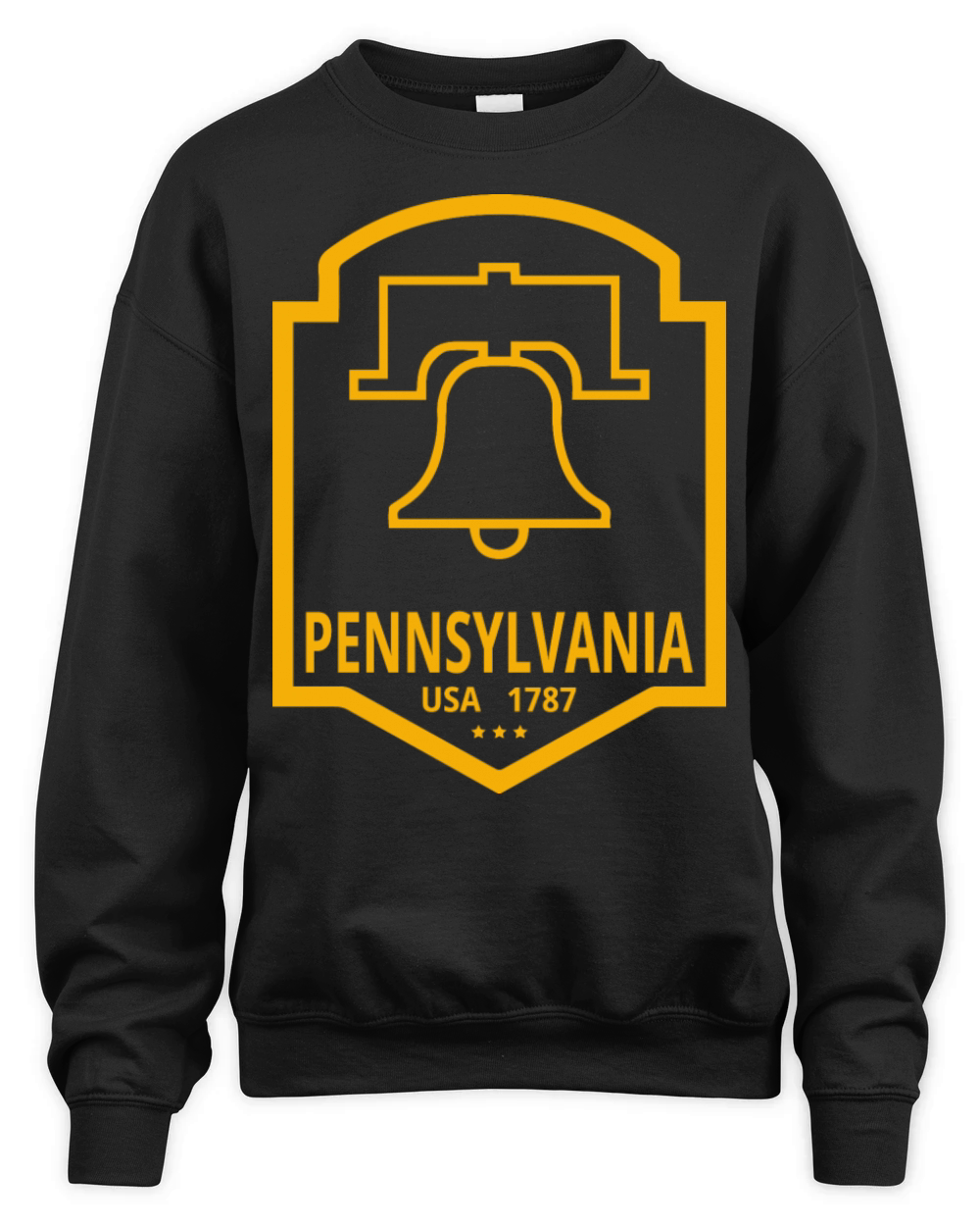 Vintage Pennsylvania Emblem with Liberty Bell Unisex Premium Crewneck Sweatshirt