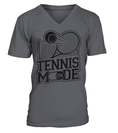 Funny Tennis Player Racket Tennis V-Neck T-shirt