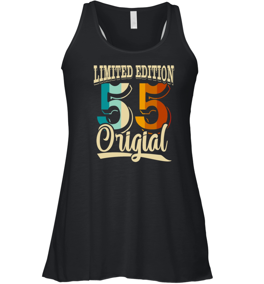 70th Birthday 1955 Limited Edition 70 Years Women's Flowy Tank Top