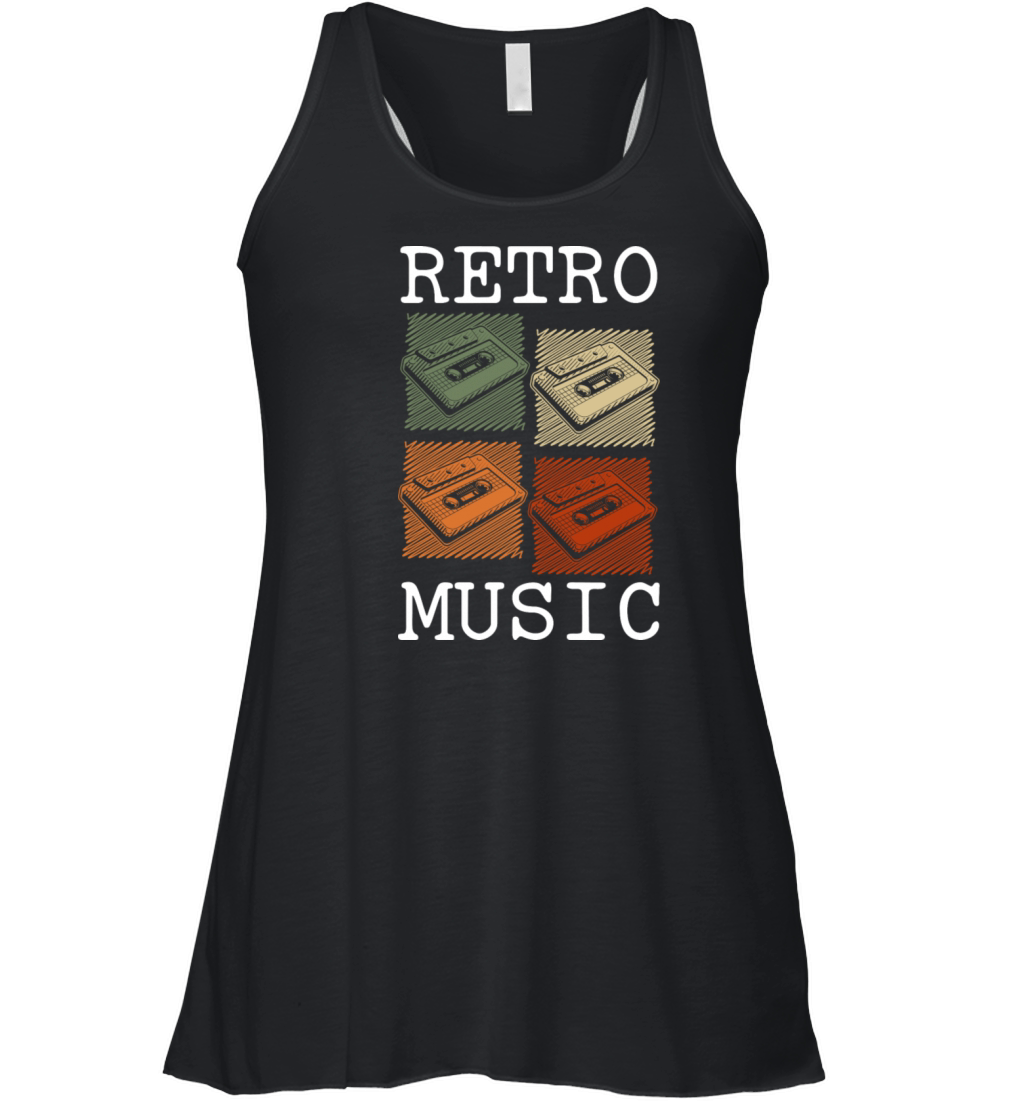 Music Cassette Legend Classic Cars Women's Flowy Tank Top
