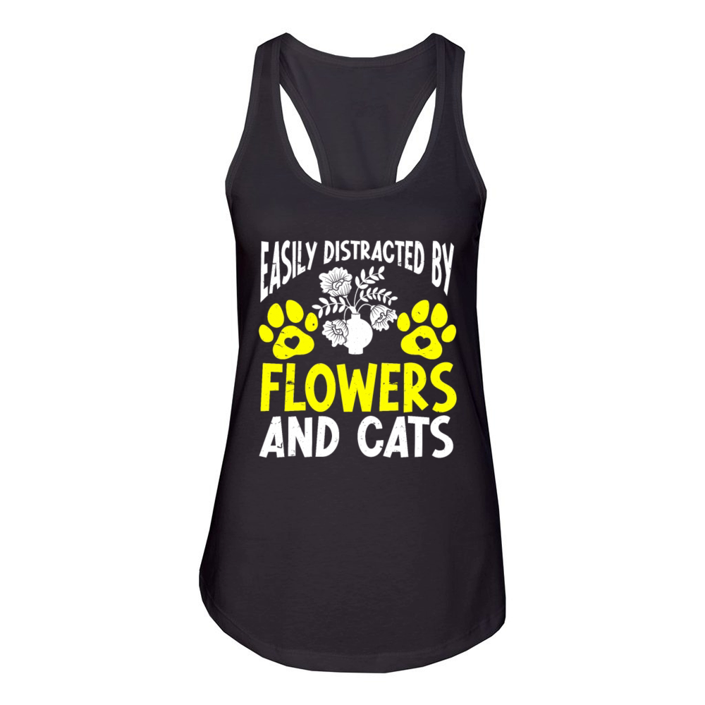 Florist Floral Flower Floristry Women's Racerback Tank
