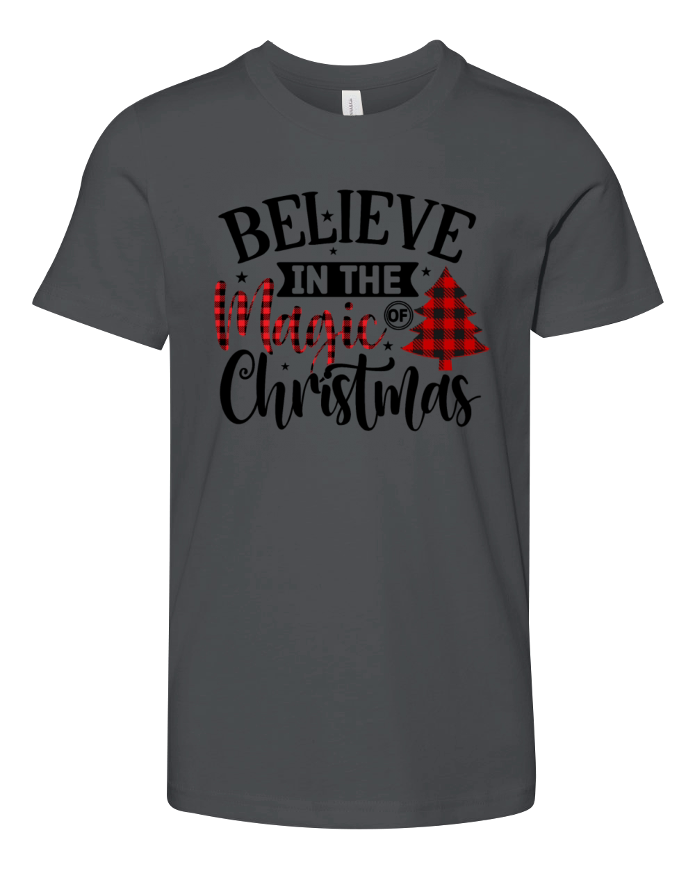 Believe In The Magic of Christmas Youth Unisex Jersey Tee
