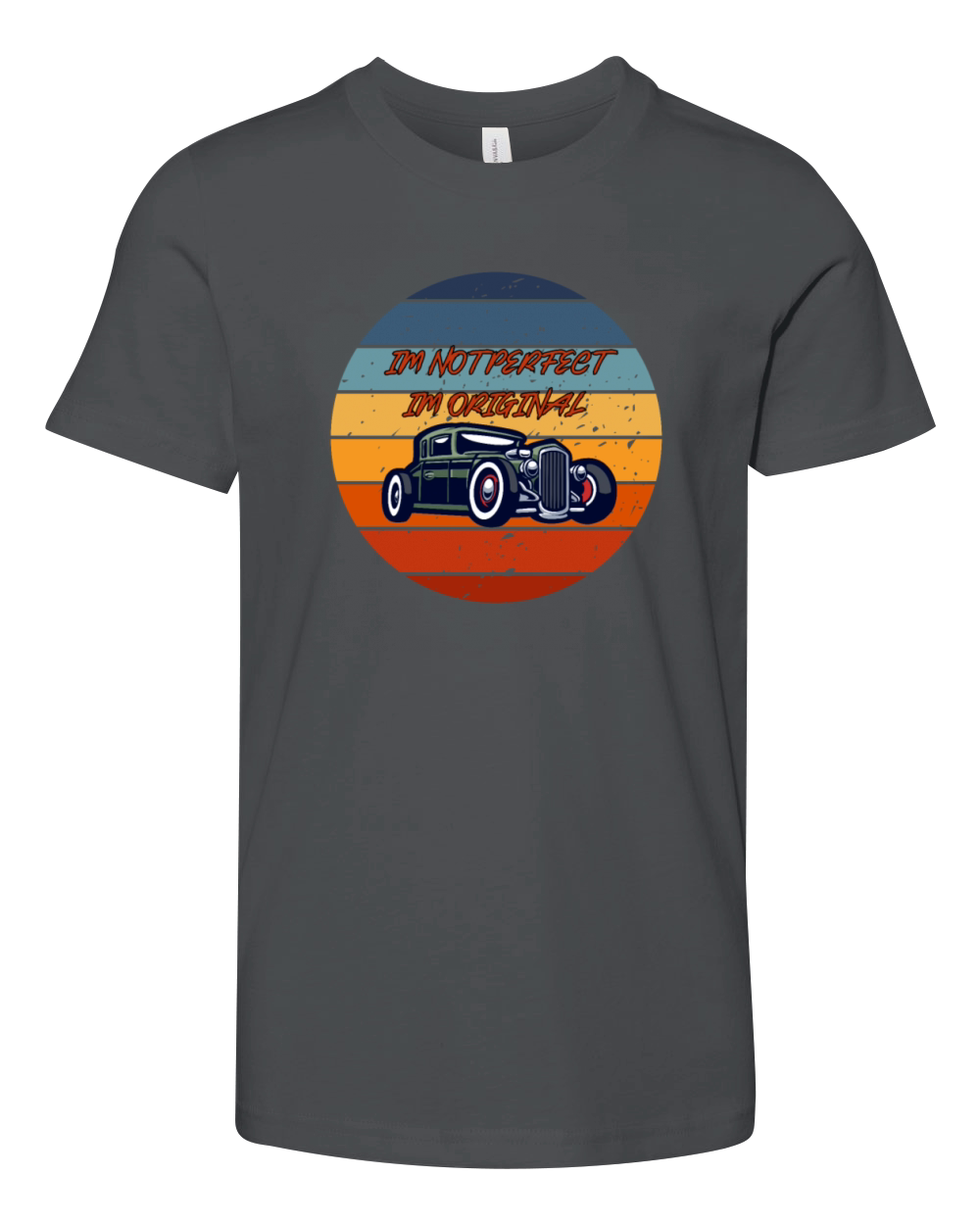 retro car Youth Unisex Jersey Tee