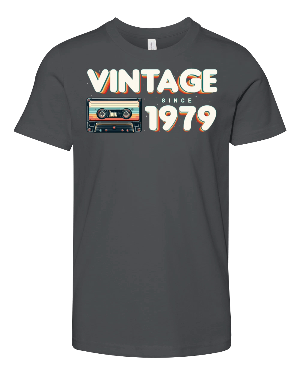 Retro Vintage 1979 Nostalgic Birthday Men Women Youth Unisex Jersey Tee