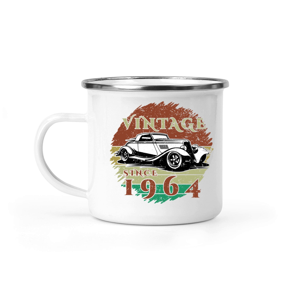 60th birthday Classic Car - Vintage since 1964 Camping Mug
