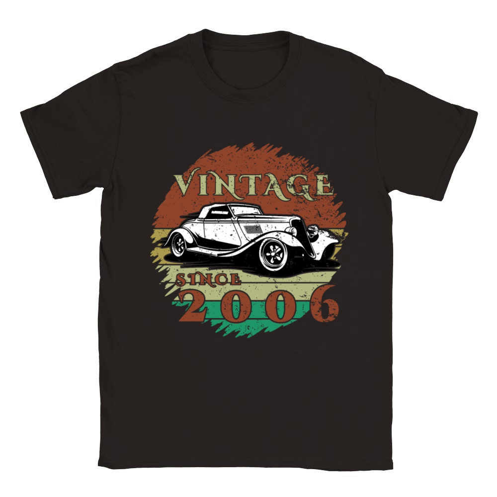 18th birthday Classic Car - Vintage since 2006 Classic Kids Crewneck T-shirt