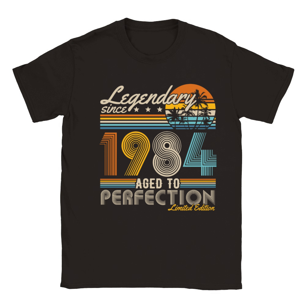 Vintage 1984 Retro 40th Birthday Classic Kids Crewneck T-shirt