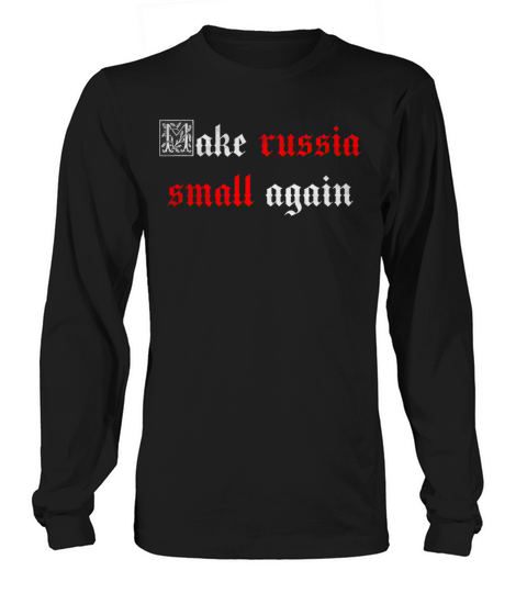 Make Russia Small Again Vintage Long sleeved Unisex