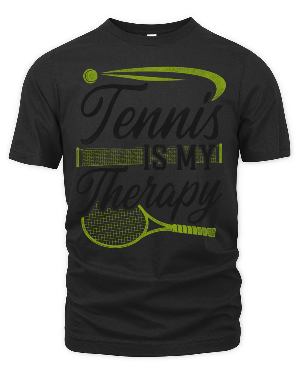 Funny Tennis Player Racket Tennis Organic Unisex T-shirt
