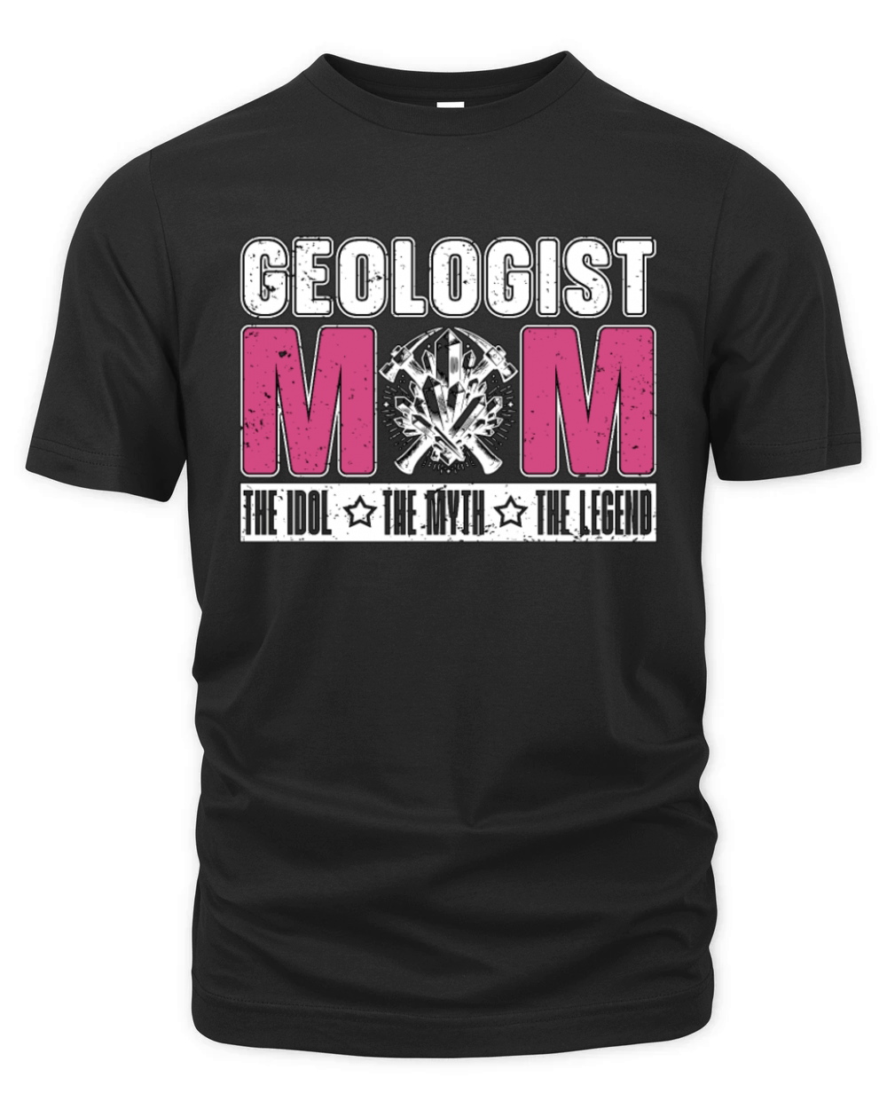Geologist Mom The Idol The Myth Mineral Collector Organic Unisex T-shirt