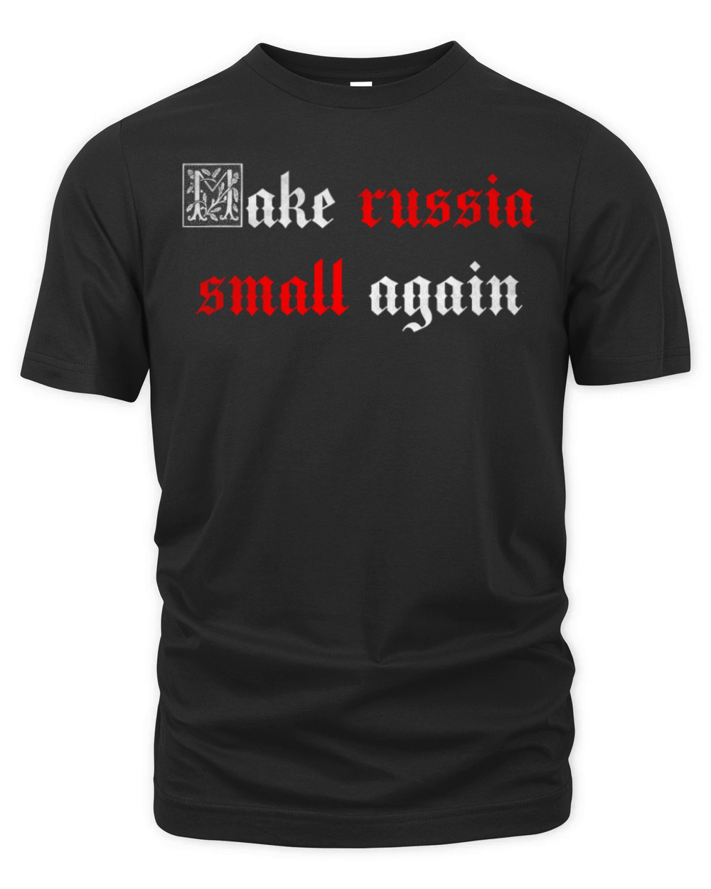 Make Russia Small Again Vintage Organic Unisex T-shirt