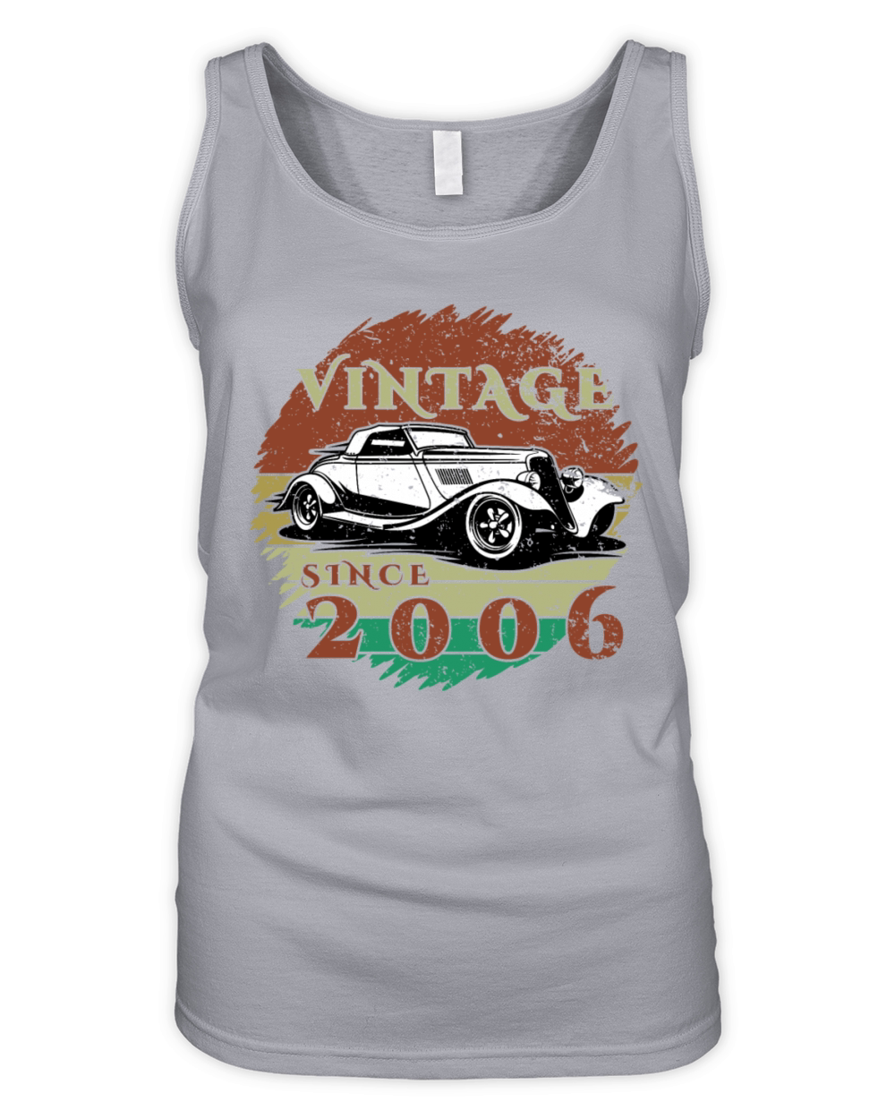 18th birthday Classic Car - Vintage since 2006 Organic Women's Tank Top
