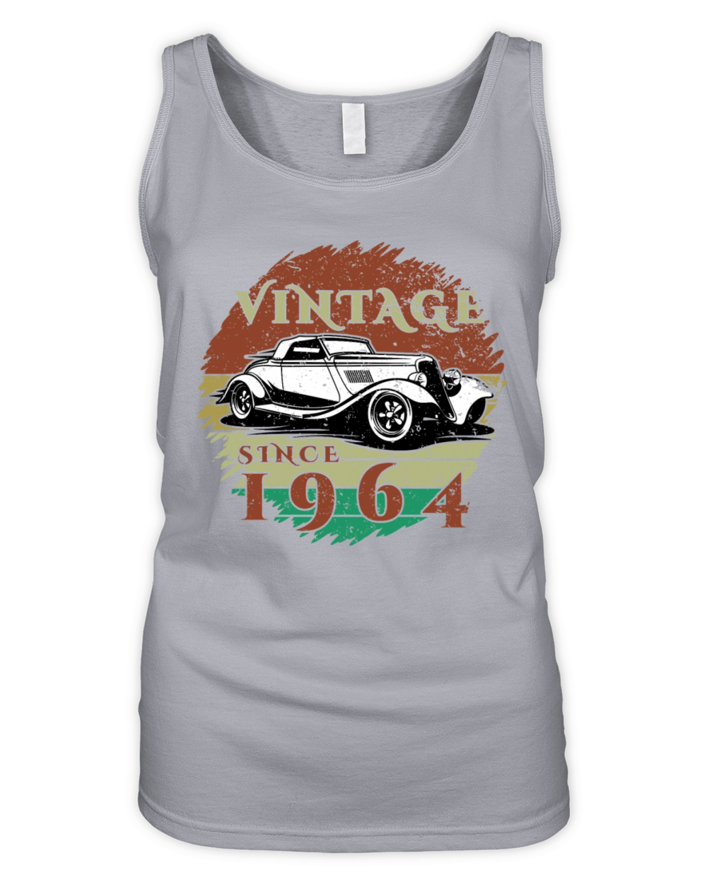 60th birthday Classic Car - Vintage since 1964 Organic Women's Tank Top