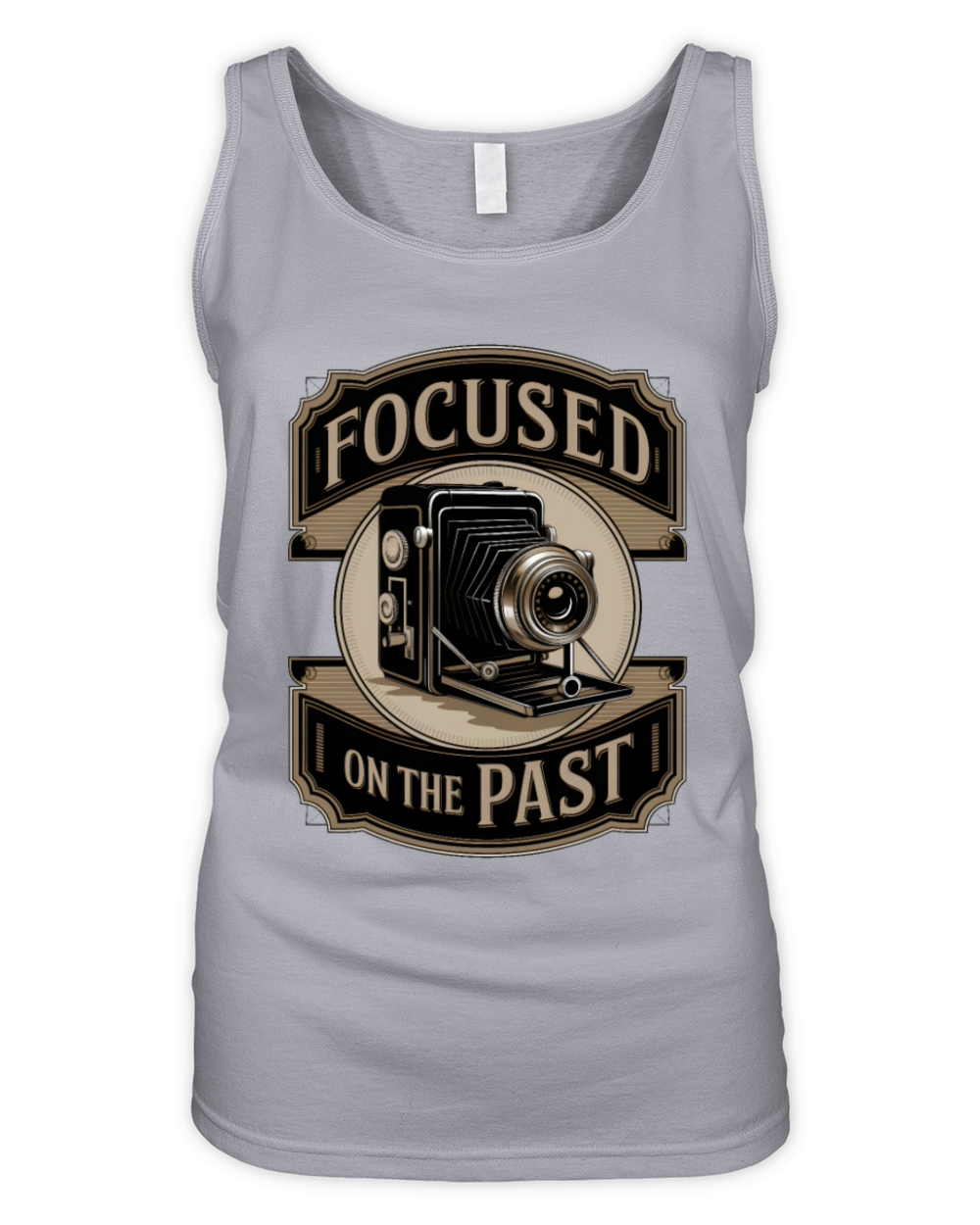 Focused On The Past Organic Women's Tank Top